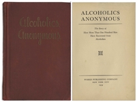 First Edition, First Printing of Alcoholics Anonymous Big Book -- One of Less Than 2,000 Copies